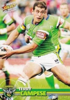 2009 Select NRL Champions #29 Terry Campese Front